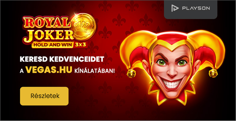 Royal Joker – Hold and Win 3x3: Keresd kedvenceidet a Vegas-hun.com kínálatában!